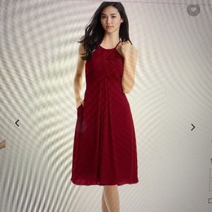 Azazie Adrianna halter cocktail/bridesmaid dress